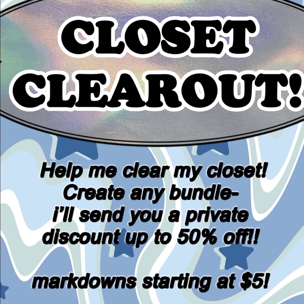 CLOSET CLEAROUT!!